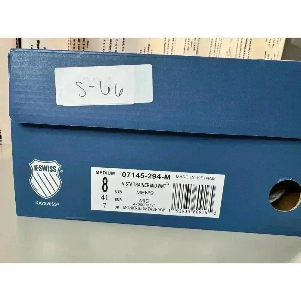 K-Swiss NWT Men’s Vista Trainer Mid Winter Sherpa Lined Size 8 Hike Outdoor Gorp - Picture 3 of 13